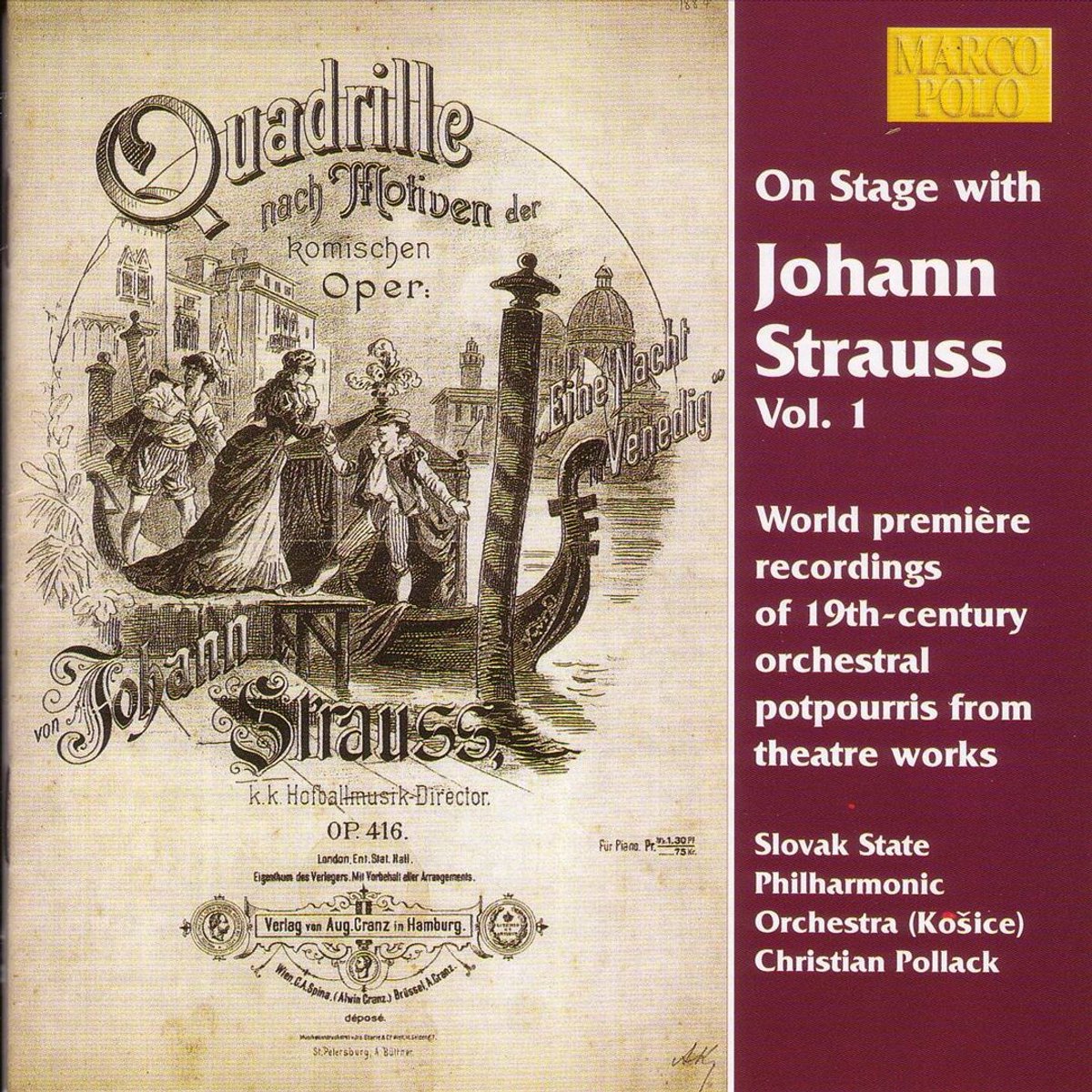 Strauss/operetta Potpourris - Volume 1