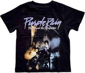Prince Kinder Tshirt -Kids tm 5 jaar- Purple Rain Zwart