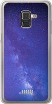 Samsung Galaxy A8 (2018) Hoesje Transparant TPU Case - Star Cluster #ffffff