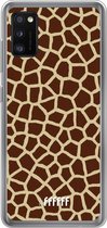 Samsung Galaxy A41 Hoesje Transparant TPU Case - Giraffe Print #ffffff