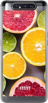 Samsung Galaxy A80 Hoesje Transparant TPU Case - Citrus Fruit #ffffff