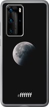 Huawei P40 Pro Hoesje Transparant TPU Case - Moon Night #ffffff
