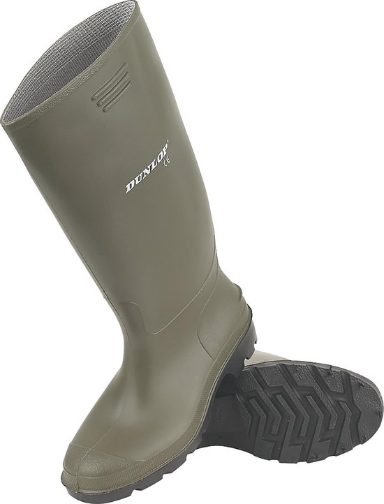 DUNLOP pvc-laars Pricemastor, 380PP, groen, pvc, schachthoogte 38cm maat 46  | bol.com