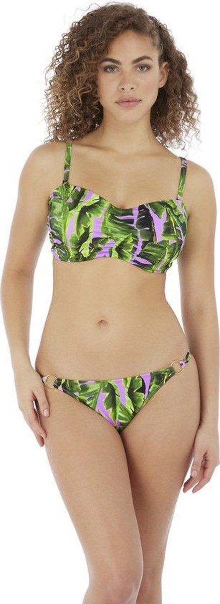 Freya - JUNGLE OASIS UW Bandeau Bikini Top - CASSIS - Vrouwen - Maat 70E — afbeelding 4