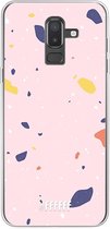 Samsung Galaxy J8 (2018) Hoesje Transparant TPU Case - Terrazzo N°8 #ffffff