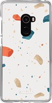 Xiaomi Mi Mix 2 Hoesje Transparant TPU Case - Terrazzo N°3 #ffffff