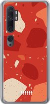 Xiaomi Mi Note 10 Hoesje Transparant TPU Case - Terrazzo N°4 #ffffff