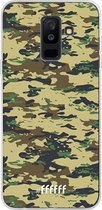 Samsung Galaxy A6 Plus (2018) Hoesje Transparant TPU Case - Desert Camouflage #ffffff