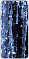 LG K30 (2019) Hoesje Transparant TPU Case - Icicles #ffffff