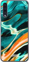 Samsung Galaxy A30s Hoesje Transparant TPU Case - Fresh Waves #ffffff