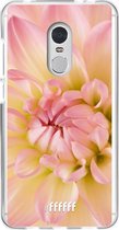 Xiaomi Redmi 5 Hoesje Transparant TPU Case - Pink Petals #ffffff