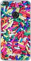 Huawei P8 Lite (2017) Hoesje Transparant TPU Case - Sprinkles #ffffff
