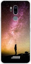 LG G7 ThinQ Hoesje Transparant TPU Case - Watching the Stars #ffffff