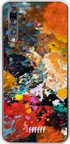 6F hoesje - geschikt voor Huawei P20 Pro -  Transparant TPU Case - Colourful Palette #ffffff