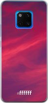 Huawei Mate 20 Pro Hoesje Transparant TPU Case - Red Skyline #ffffff