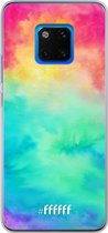 Huawei Mate 20 Pro Hoesje Transparant TPU Case - Rainbow Tie Dye #ffffff