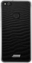 Huawei P10 Lite Hoesje Transparant TPU Case - Black Beach #ffffff