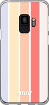 Samsung Galaxy S9 Hoesje Transparant TPU Case - Vertical Pastel Party #ffffff