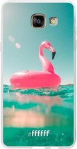 Samsung Galaxy A5 (2016) Hoesje Transparant TPU Case - Flamingo Floaty #ffffff