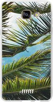 Samsung Galaxy A5 (2016) Hoesje Transparant TPU Case - Palms #ffffff