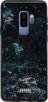 Samsung Galaxy S9 Plus Hoesje Transparant TPU Case - Dark Blue Marble #ffffff