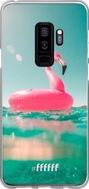 Samsung Galaxy S9 Plus Hoesje Transparant TPU Case - Flamingo Floaty #ffffff