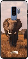 Samsung Galaxy S9 Plus Hoesje Transparant TPU Case - Elephants #ffffff