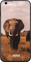 iPhone 6s Plus Hoesje TPU Case - Elephants #ffffff