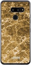 LG G8 ThinQ Hoesje Transparant TPU Case - Gold Marble #ffffff