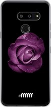 LG G8 ThinQ Hoesje Transparant TPU Case - Purple Rose #ffffff