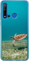 Huawei P20 Lite (2019) Hoesje Transparant TPU Case - Turtle #ffffff