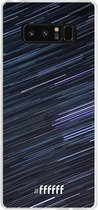 Samsung Galaxy Note 8 Hoesje Transparant TPU Case - Moving Stars #ffffff