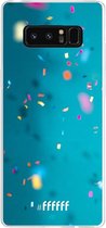 Samsung Galaxy Note 8 Hoesje Transparant TPU Case - Confetti #ffffff