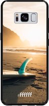 Samsung Galaxy S8 Hoesje TPU Case - Sunset Surf #ffffff
