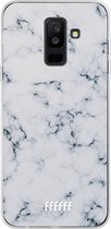 Samsung Galaxy A6 Plus (2018) Hoesje Transparant TPU Case - Classic Marble #ffffff