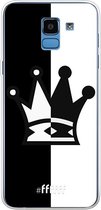 6F hoesje - geschikt voor Samsung Galaxy J6 (2018) -  Transparant TPU Case - Chess #ffffff