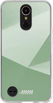 LG K10 (2017) Hoesje Transparant TPU Case - Fresh Geometric #ffffff