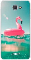 Samsung Galaxy J5 Prime (2017) Hoesje Transparant TPU Case - Flamingo Floaty #ffffff