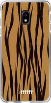 Samsung Galaxy J3 (2017) Hoesje Transparant TPU Case - Tiger Print #ffffff