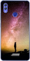 Honor Note 10 Hoesje Transparant TPU Case - Watching the Stars #ffffff