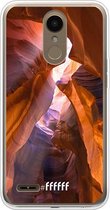 LG K10 (2018) Hoesje Transparant TPU Case - Sunray Canyon #ffffff