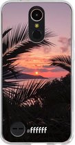 LG K10 (2017) Hoesje Transparant TPU Case - Pretty Sunset #ffffff