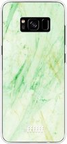 Samsung Galaxy S8 Plus Hoesje Transparant TPU Case - Pistachio Marble #ffffff