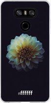 LG G6 Hoesje Transparant TPU Case - Just a perfect flower #ffffff