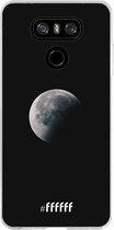 LG G6 Hoesje Transparant TPU Case - Moon Night #ffffff