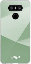 LG G6 Hoesje Transparant TPU Case - Fresh Geometric #ffffff