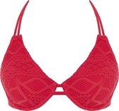Freya - SUNDANCE UW Halter Bikini Top - RED - Vrouwen - Maat 80D