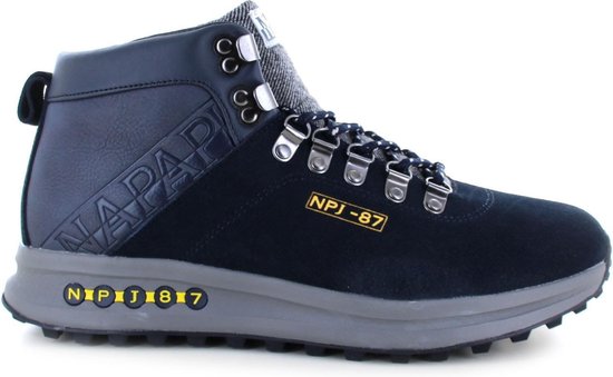 Napapijri - Slate Suede Boot - Herenschoenen Leder - 45 - Blauw