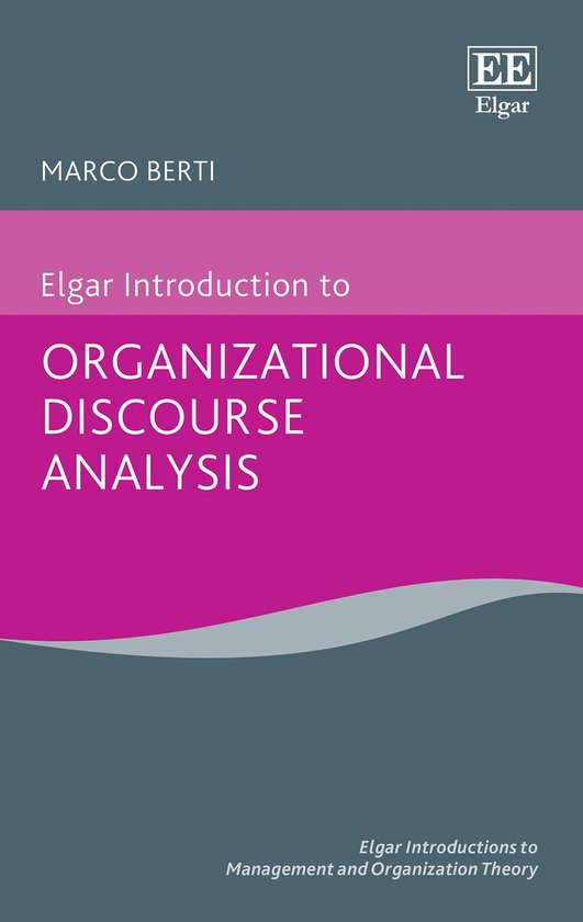 Elgar Introductions to Management and Organization Theory se ... - cover