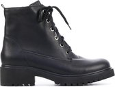 Waldlaufer Vrouwen Leren     Veterboots / Laarzen / Damesschoenen 716801 - Zwart - Maat 39.5